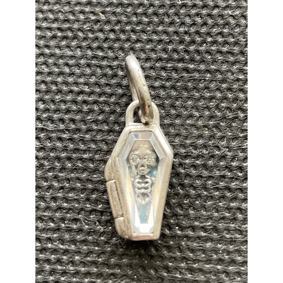 Pandora Jewelry - sterling silver Pandora Hinged coffin charm ALE 925 Yours Forever Skeleton